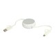 image 1 of Alasia Aluminium 5 in 1 Retractable Connector Cable - Silver - One Size