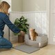 image 2 of PawHut Stainless Steel Litter Box with Scoop, High Sided Cat Litter Tray Grey | One Size