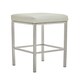 image 1 of Interiors by Premier Baina White Pu And Chrome Finish Bar Stool