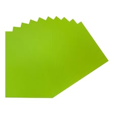 Pack of 100 A4 Coloured Paper 75gsm Sheets Green | Fluorescent Green | A4