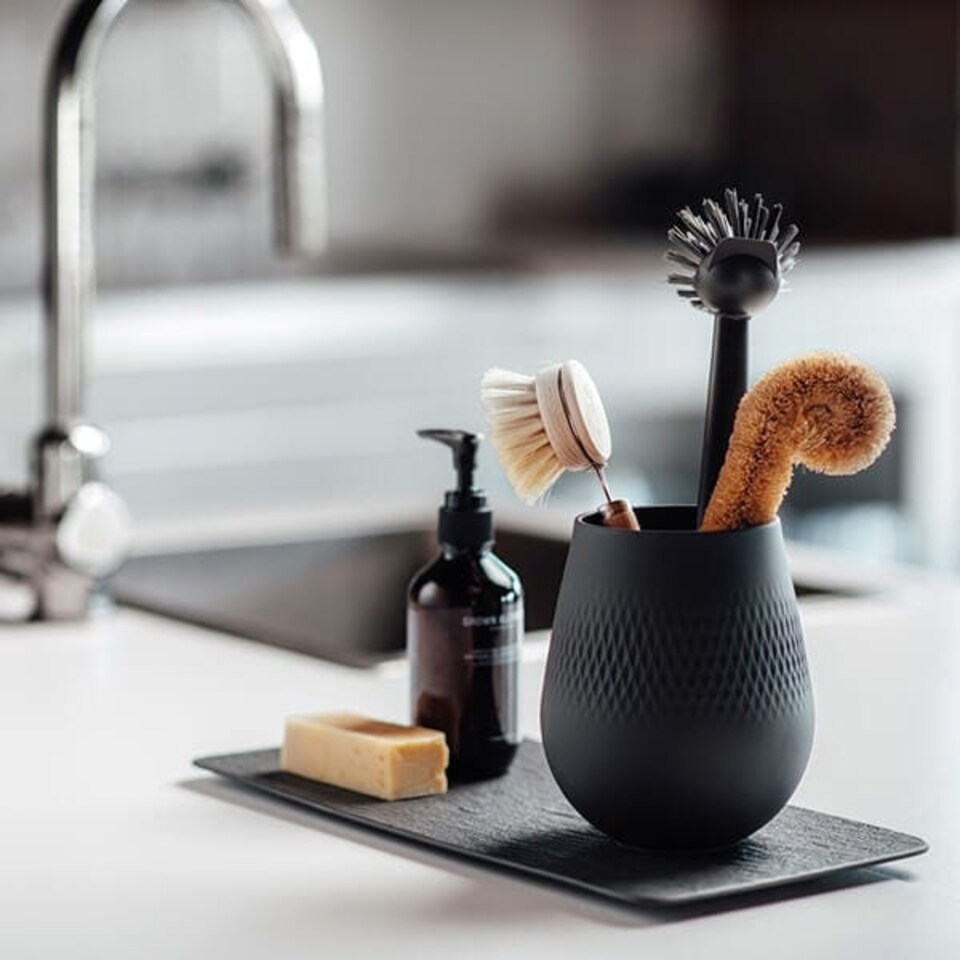 image 1 of Villeroy & Boch Manufacture Rock Noire Rectangular Serving Plate