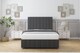 image 1 of Sloomy Langston Graphite Dumfries Divan Bed With Mattress 4 Drawers With 54" Floor Standing Headboard & 12" Matching Footboard 5' King | Grey | Graphite | King | 1