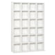 image 1 of HOMCOM 456 CD  336 DVD Storage Unit, Media Storage Shelf, Wooden Display Unit with Adjustable Shelves, 89 x 130.5 cm, White