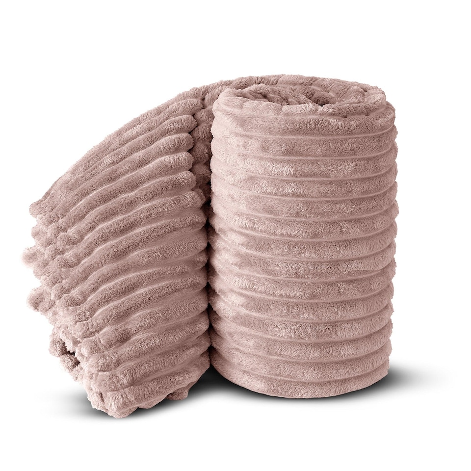 image 1 of Velosso Super Soft Chunky Cord Blanket Throw