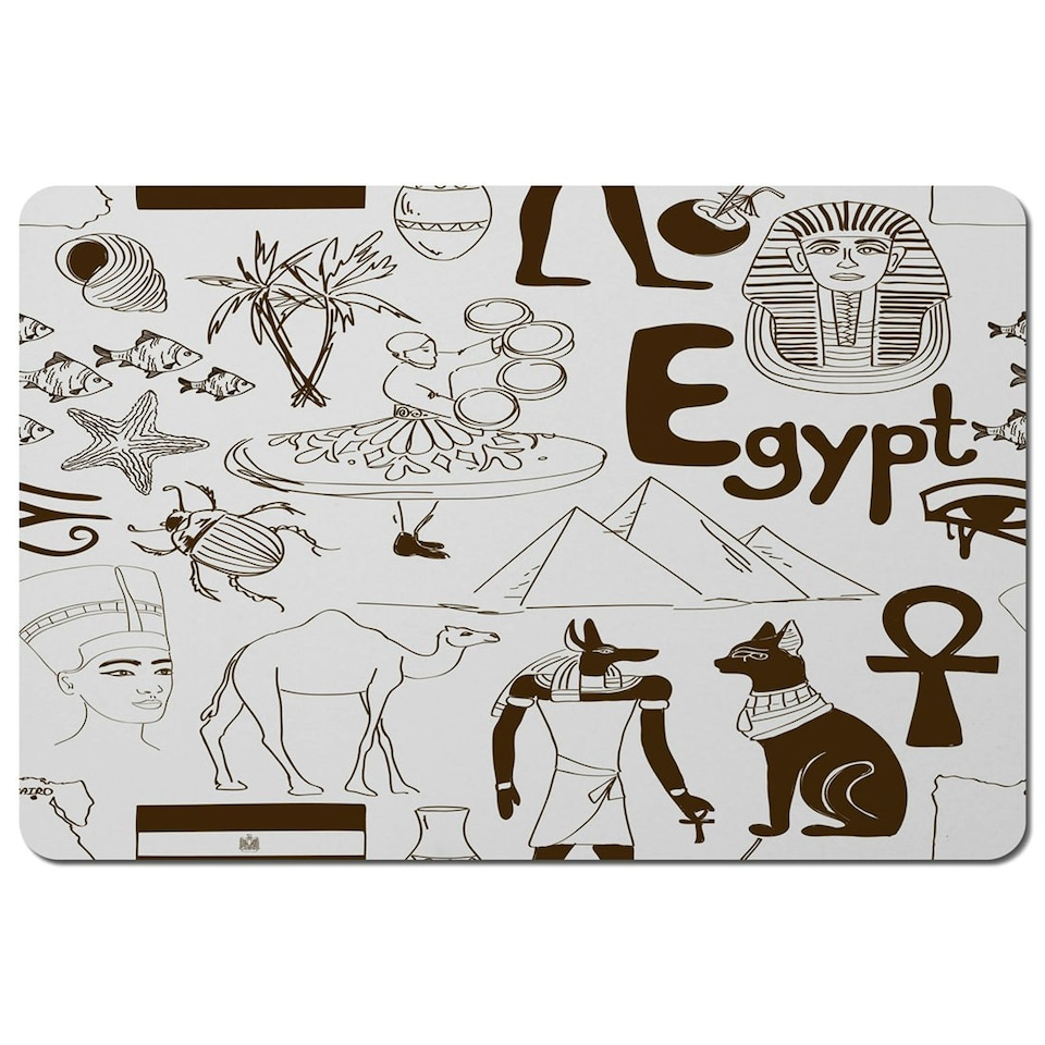 image 1 of Hand drawn sketch Egypt (Placemat)