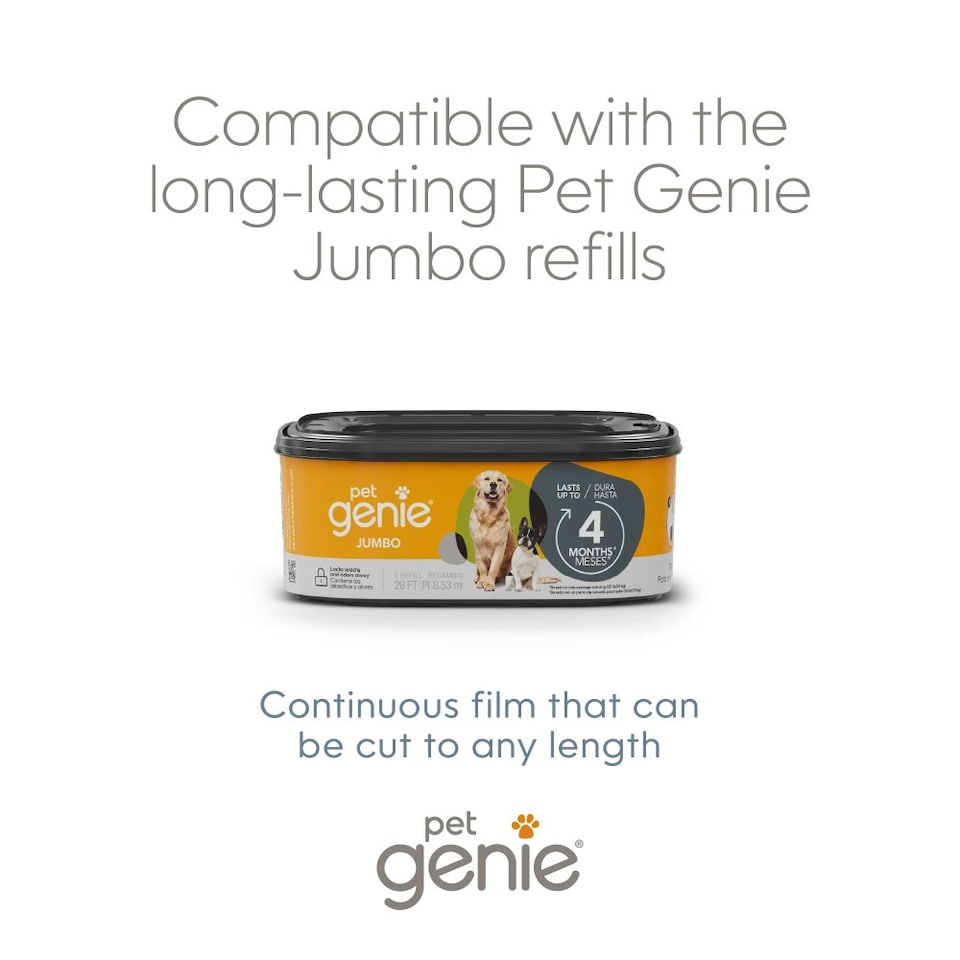 image 1 of Pet Genie Dog Waste Disposal System with Extra Refill