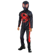 Spider-Man: Into The Spider-Verse Childrens/Kids Deluxe Costume - Black/Red - 5-6 Years Black | 5-6 years