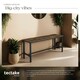 image 5 of Pair of Benches Fairfield 108 x 32.5 x 50 cm Brown | Dark