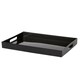 image 1 of Argon Tableware 6x Serving Trays - 34.5 x 25cm - Rectangular Tray Metallic Decorative Breakfast Tray Melamine Food Tray | Black | Black | One Size | 6
