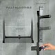 image 4 of SPORTNOW Heavy Duty Squat Rack, Adjustable Weight Barbell Stand, Home