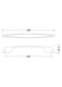 image 2 of Balterley Furniture Handle Angular D Shape Handle | Silver | Chrome | 1