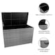 image 2 of Rattan Cushion Storage Box 996L - Grey