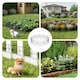 image 5 of Levede 25 Pack Metal Garden Fence Decorative Animal Barrier Outdoor Pet Border | Black