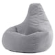 image 3 of Dalton Medium Beanbag Corduroy Light Grey | Grey | Grey | 1