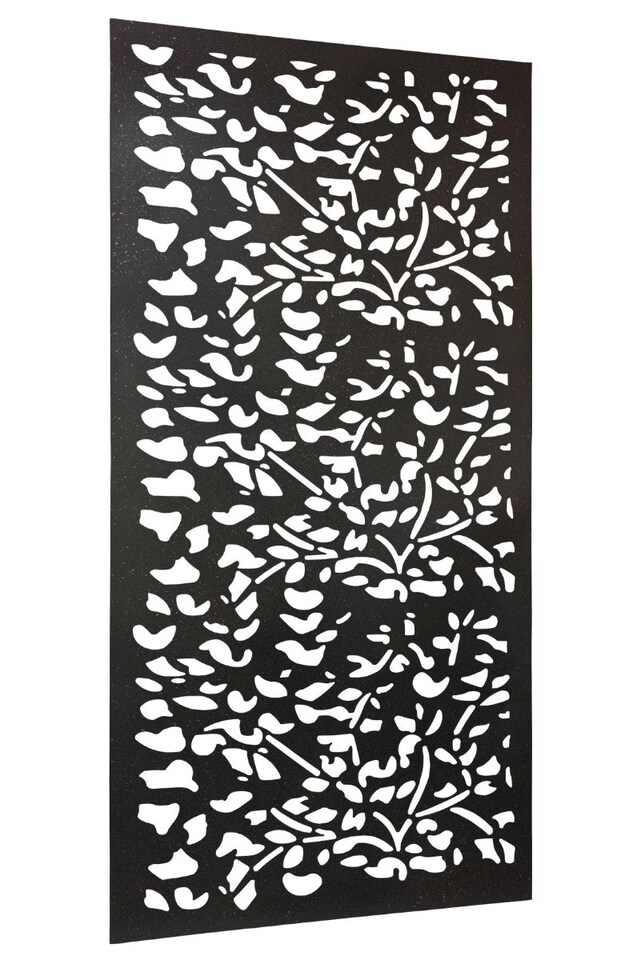 image 1 of Amarelle Extra Large Metal Leaf design Decorative Garden screen 120cm X 60cm | Multi