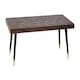 image 4 of Interiors by Premier Mango Wood And Gold Finishing Coffee Table Brown