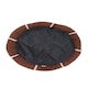 image 5 of Living and Home Pet Round Bolstered Bed for Cats & Dogs | Brown | One Size