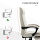 image 8 of Vinsetto High-Back Home Office Chair with Adjustable Height and Footrest, White