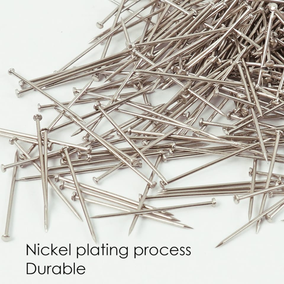 image 1 of Pack of 440 26mm Nickel Office Pins (50g)