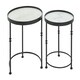 image 3 of Interiors by Premier Arcana Set Of 2 Round Side Tables