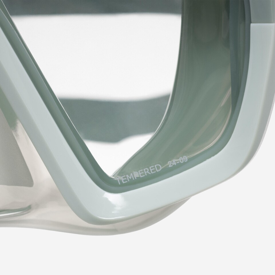 image 1 of Decathlon Anti-Fog Diving Mask 100 With Silicone Strap