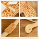 image 8 of HOMCOM 2 In 1 Kids Todder Rocking Horse Plush Ride On Giraffe Rocker with Wheels Wooden Base Animal Sounds for 3-6 Years