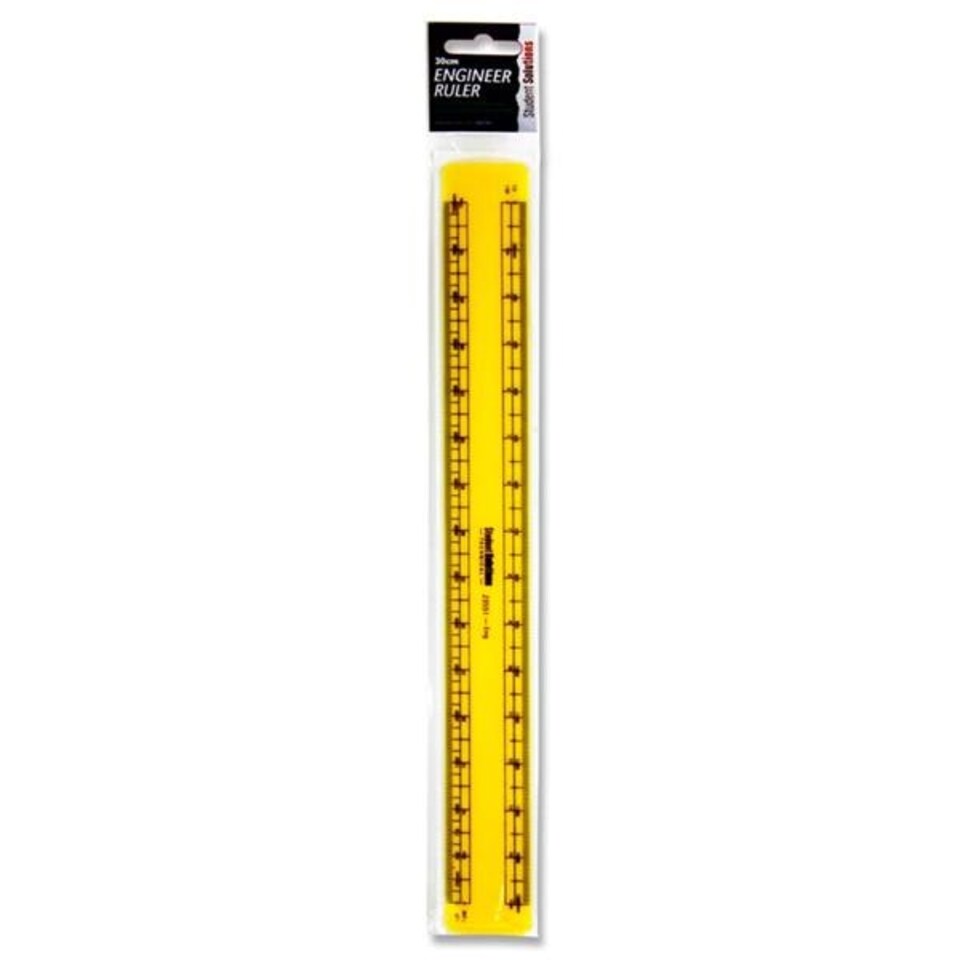 30cm Technical Engineer Ruler by Student Solutions