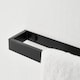 image 5 of House of Home Wall Mounted Black Towel Holder 40cm Rectangle Rail