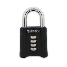 Sterling Heavy Duty Combination Padlock - Black - One Size