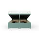image 2 of Duckegg Plush Velvet Ottoman Base Super King N/A