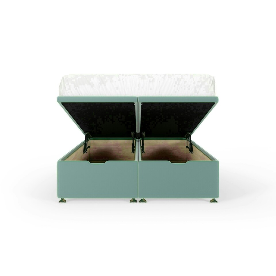image 1 of Duckegg Plush Velvet Ottoman Base Super King N/A