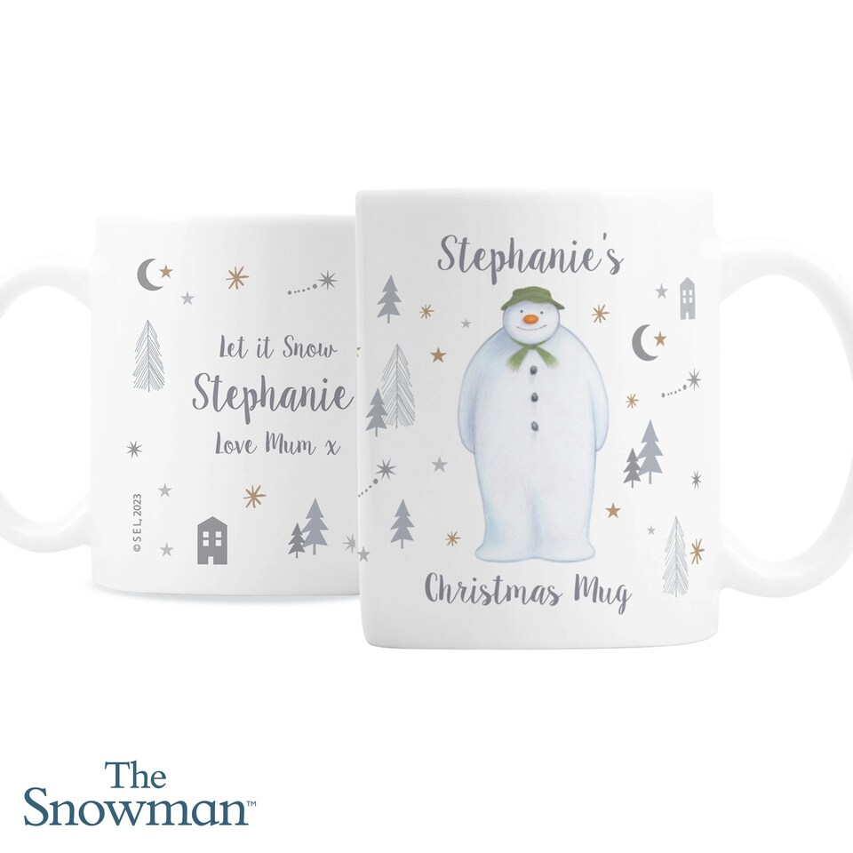 image 1 of Personalised The Snowman Magical Adventure Mug White