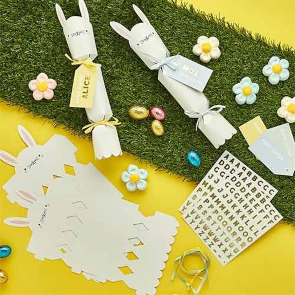 image 1 of Easter DIY Bunny Crackers - Pack of 6