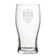 image 1 of Personalised If Dad Can't Fix It Nobody Can Tulip Pint Glass