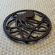 image 4 of Cast Iron Round Octopus Themed Table Trivet Stand for Hot Pans or Dishes