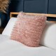 image 1 of BHS Pollyanna Knitted Cushion, Pink
