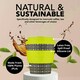image 8 of Ecoffee Cup 8oz 240ml Reusable Eco-Friendly 100% Plant Based Coffee Cup with Silicone Lid & Sleeve - Melamine Free Travel Mug N/A | Kerr & Napier