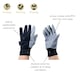 image 2 of Kent & Stowe Jersey Cotton Grip Navy Gloves Large Blue
