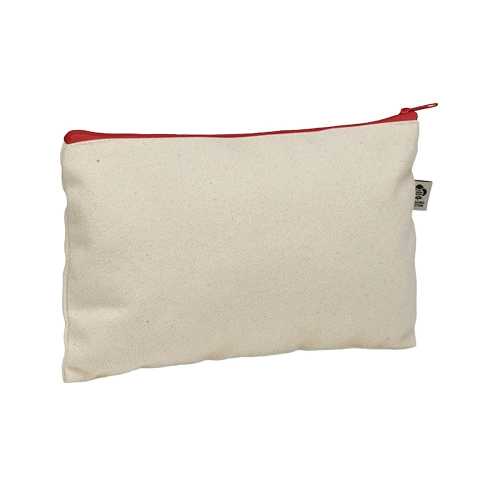 image 1 of MidOcean Pesacara Cotton Cosmetic Bag - Red - One Size Red