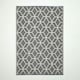 image 1 of Homescapes Outdoor Rug Luxury Waterproof Reversible, For Garden, Geometric | Grey | Grey