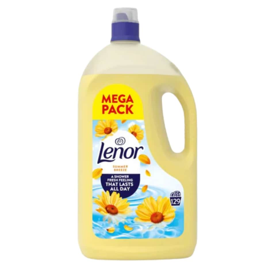Lenor | Summer Breeze Fabric Conditioner 129 Wash | 129 Washes x 1 Bottle | 3996ml