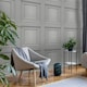 image 2 of Belgravia Oliana Panel Wallpaper - Grey - 10m x 53cm Grey