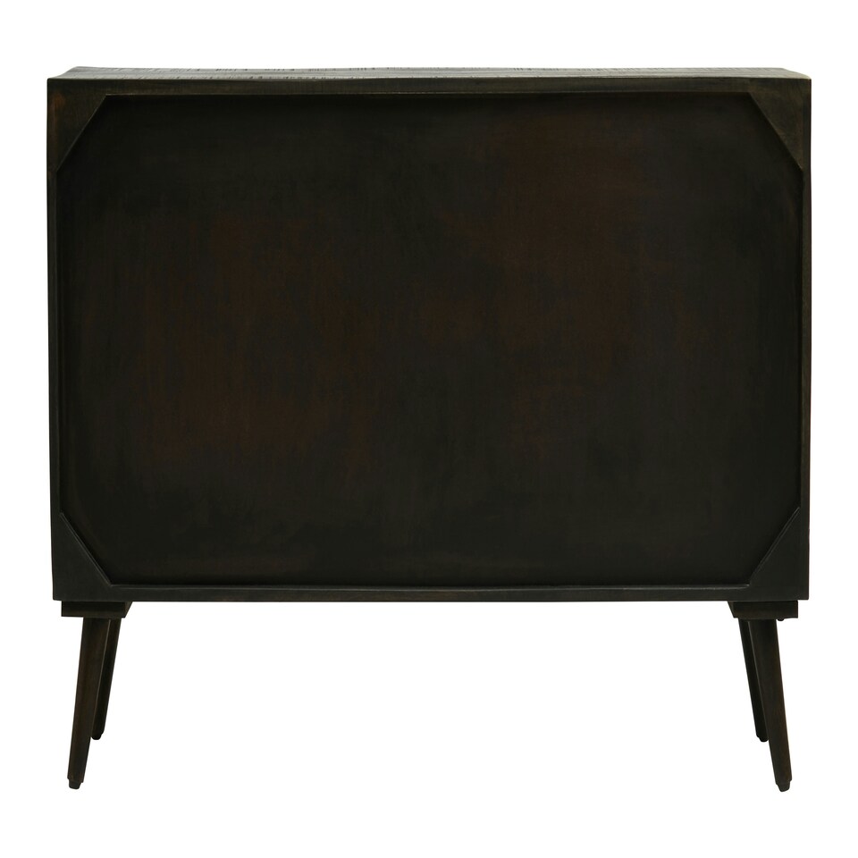 image 1 of Interiors by Premier Stylish Three-Drawer Mango Wooden Sideboard, Mid-Century Modern Side Board for Living Room Organization Gold
