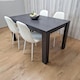 image 5 of Dining Table Set with 4 Chairs Dining Room, Kitchen table set of 4 Grey