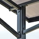 image 7 of Outsunny 8ft x 5ft Outdoor BBQ Protective Gazebo Aluminium Frame w/ 2 Shelves