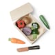 image 7 of Hooga Playroom Cutting Play Food - Role Play Wooden Vegetables