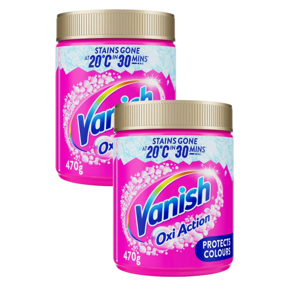 image 1 of Vanish Gold Oxi Stain Remover Pink 470g x2