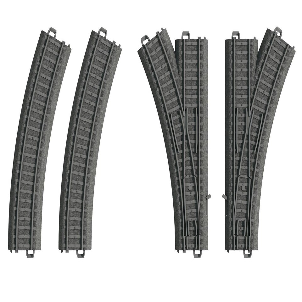 myWorld MyWorld Plastic Track Turnout Set