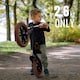image 2 of Allis Lumi Balance Bike for 2 Year Olds with Basket & Bell - Black | Black | 12" Balance Bike | 1