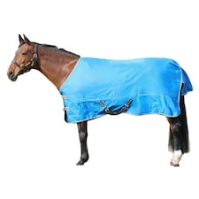 Hy StormX Empra Standard-Neck No Fill Horse Turnout Rug - Blue - 7´ 3"